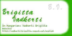 brigitta vadkerti business card